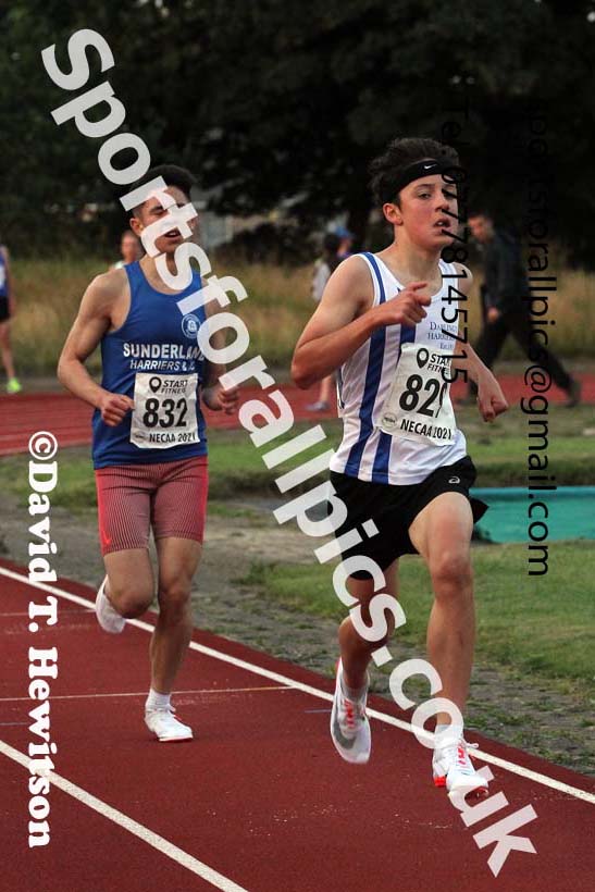 3000 metres, 2021 North East Grand Prix 6, Monkton, Wednesday, August 4th. Photo: David T. Hewitson/Sports for All Pics